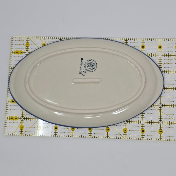 Ceramika Wiza Floral Polish Pottery Mug & Oval Snack Tray Saucer Set Hand Made - Picture 15 of 15